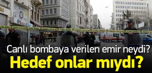 Teröristin hedefi İstanbul'da  turistler miydi?