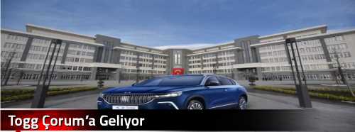 Togg Çorum’a Geliyor