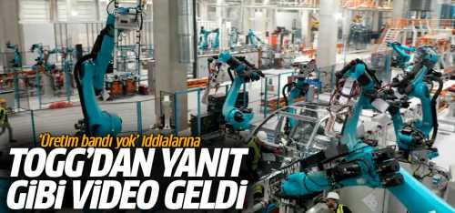 Togg İçin Üretim bandı yok demişlerdi