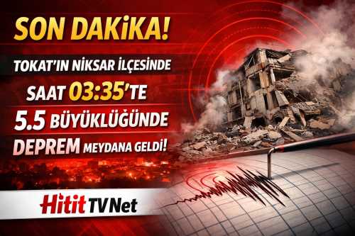 Tokat'ta 5.5 Büyüklüğünde Deprem Meydana Geldi!