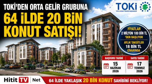 TOKİ'den Orta Gelir Grubuna 20 Bin Konut Müjdesi