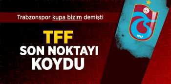 TRABZON Spor'unTescil Başvurusunu Kabul Etmedi