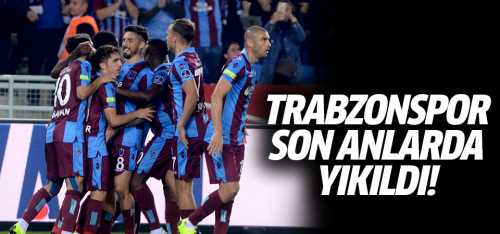 Trabzonspor 1-1 Bursa Spor