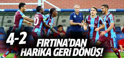 Trabzonspor'dan  Geri Dönüş! 4-2