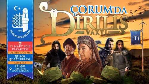 TRT 1 ekranlarında her hafta çarşamba günleri yayınlanan ve büyük ilgi toplayan dizinin oyuncularından bir bölümü 21 Mart’ta söyleşi için gelecek.