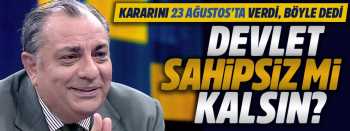 TUĞRUL TÜRKEŞ MİLLİ İRADEDEN YANA TAVIR KOYDU OYUNU BOZDU