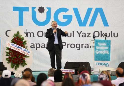 TÜGVA'nın Çorum''daki "Yaz Okulu Projesi"nin finali yapıldı