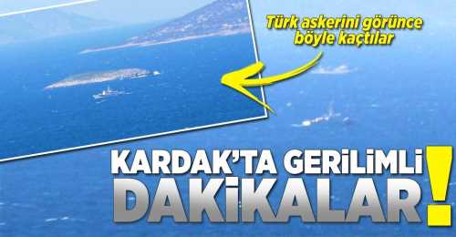 Türk Askerini Görünce Kaçtılar