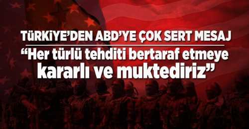 TÜRK DIŞİŞLERİNDEN ABD'YE TEPKİ