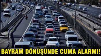 Türkiye Bayram dönüşünde trafik çilesi!