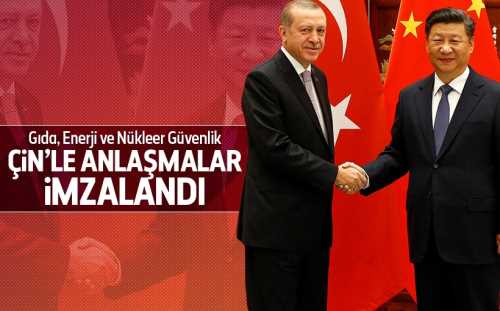 Türkiye ile Çin arasında 3 anlaşmaya imza attı