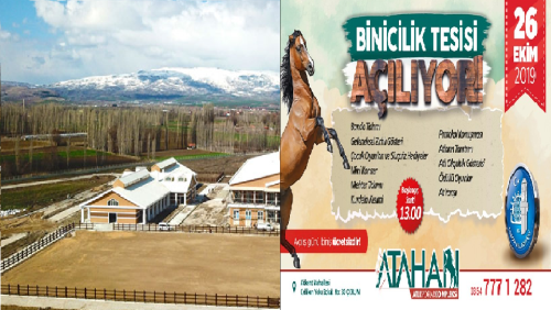 Türkiye’nin en iyi binicilik tesisinden birisi bugün açılıyor 