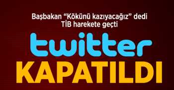 Türkiye Twitter'a erişim engellendi