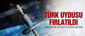 Türksat 4A uydusu uzaya fırlatıldı