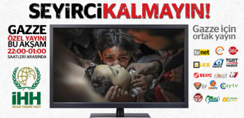 TV ve radyolardan Gazze için ortak yayın
