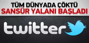 Twitter dünya genelinde çöktü