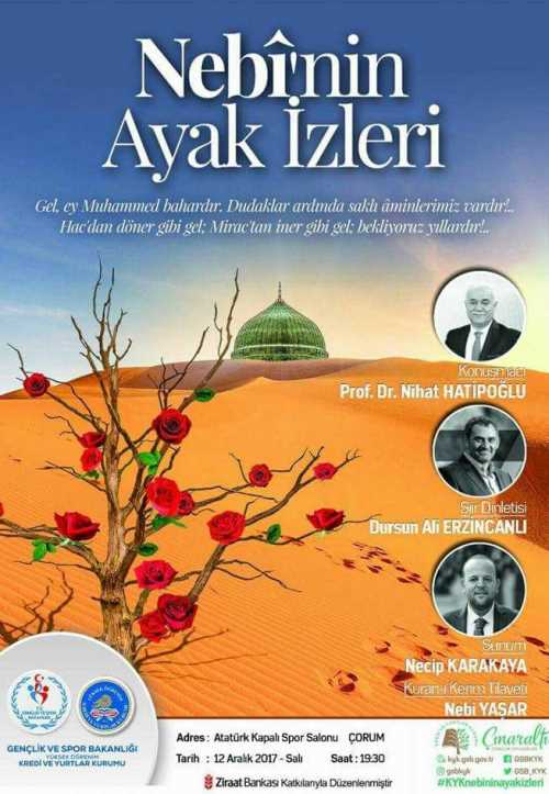 ÜNLÜ HOCA HATİPOĞLU ÇORUM’A GELİYOR