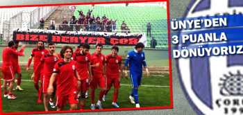 ÜNYE SPOR ÇORUM BELEDİYE SPOR'U KONUK EDİYOR