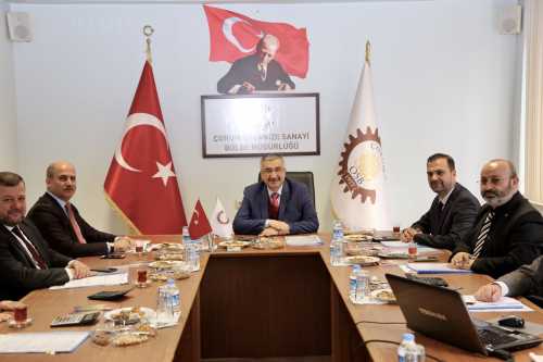 Vali Kılıç, başkanlığında OSB Yönetim Kurulu Toplandı