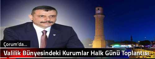 Valilik Bünyesindeki Kurumlar Halk Günü Toplantısı Düzenleyecek