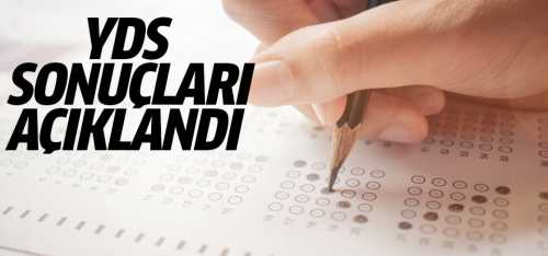YDS sonuçları açıklandı