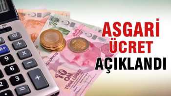 Yeni asgari ücret belli oldu !