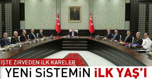 Yeni sistemin ilk YAŞ'ı toplandı