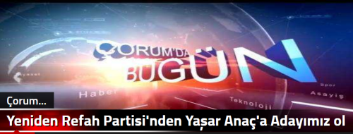 Yeniden Refah Partisi'nden Yaşar Anaç'a Adayımız ol teklifi!