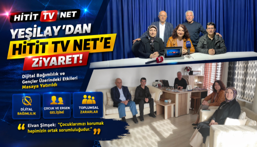 Yeşilay’dan Hitit TV Net’e Ziyaret!