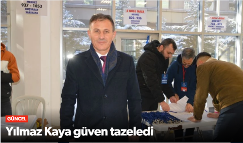 Yılmaz Kaya yeniden Birlik Başkanı Seçildi!