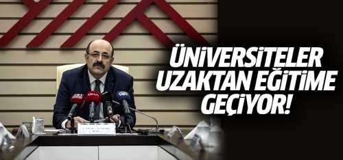 YÖK: 23 Mart'ta uzaktan eğitim başlayacak