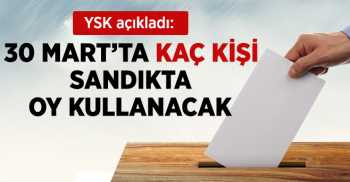 YSK,Seçmen ve Sandık Sayısını Açıkladı
