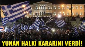  Yunan halkı kreditörlere bu kez  'Hayır' dedi