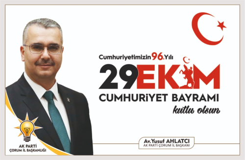 Yusuf Ahlatçı "Türkiye Cumhuriyeti,Gelişmiş bir dünya devletidir"