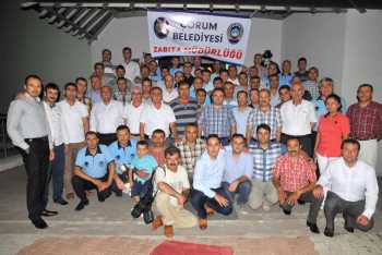 Zabıta personeli iftar da buluştu