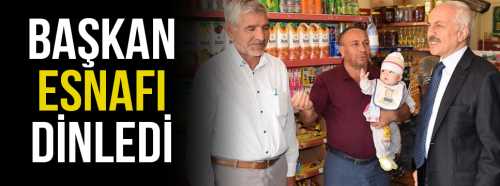 Zeki Gül Esnafın Taleplerini Dinledi