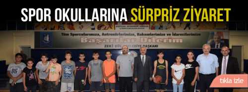 Zeki Gül Spor Okullarını Ziyaret etti