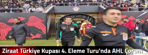 Ziraat Türkiye Kupası 4. Eleme Turu'nda AHL Çorum FK-Trabzonspor