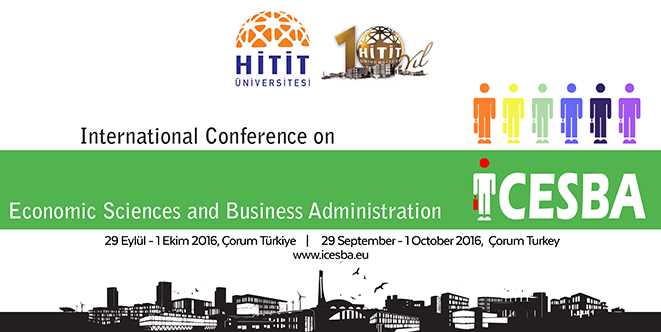 (ICESBA) Uluslararası Ekonomi Bilimleri ve İşletme Yönetimi Konferansının üçüncüsü Çorum'da yapılacak