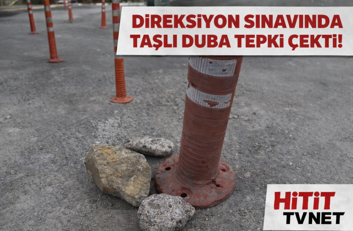 “L Parkta Taşla Sabitlenen Duba Tartışma Yarattı”