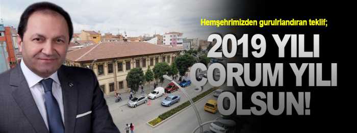 2019 Yılı (19) Çorum'un Yılı Olsun 