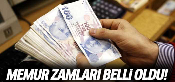 2019 zamlı memur maaşları!