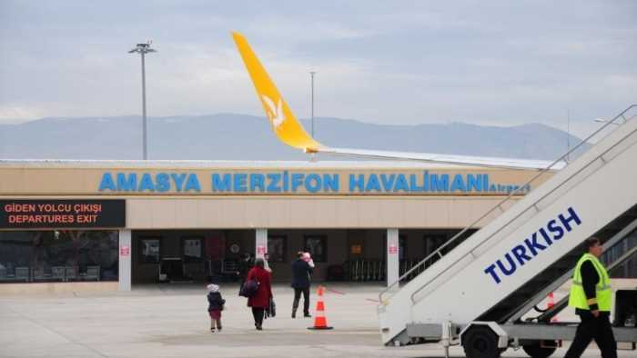 2023 Yılında 131 bin 513 kişi Merzifon-Amasya Havaalanını Kullandı