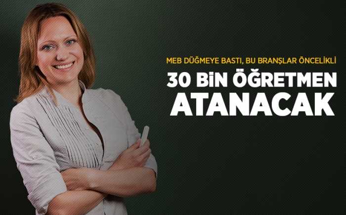 30 bin öğretmen alınacak