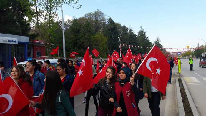 57. ALAY’A VEFA YÜRÜYÜŞÜ TEKBİR VE DUALARLA ANILDI