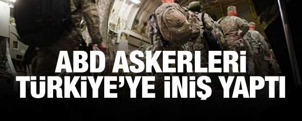 ABD askeri Türkiye'de Şanlıurfa'ya iniş yaptı