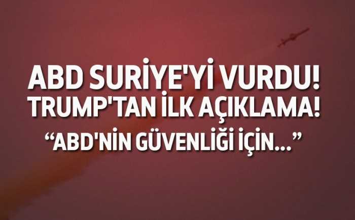 ABD'de Tomahawk'la  Suriye'yi Vurdu