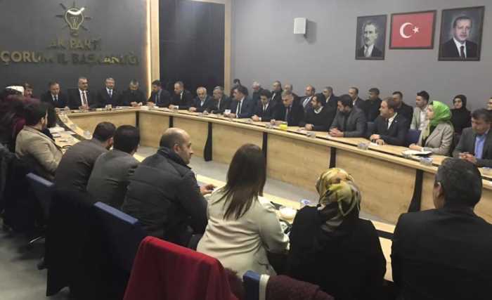 Ak Parti Belediye ve İl Genel Meclis Üyeleri Toplandı