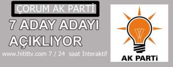 AK Parti’de 7 aday adayı  adaylığını açıklıyor 