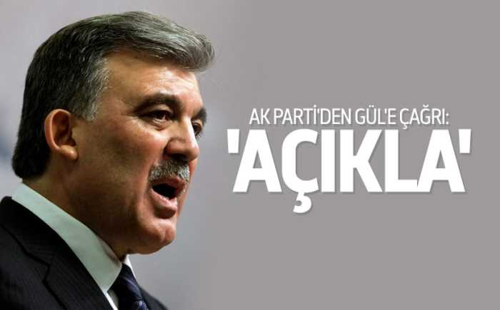 AK Parti’den Abdullah Gül’e  Net çağrı geldi